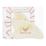 Crystallove Milky Amber Gua Sha Bernstein Taşlı Yüz Masaj Taşı - Sarı