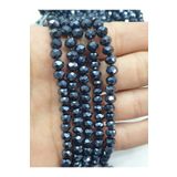 CRYSTALSHOP 6mm Lacivert Kristal Boncuk (10 DİZİ)
