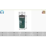 CS 0018 M ŞAMPİYON MARKA YAKIT FİLTRESİ