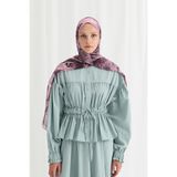 Cs Camellia Scarf Aura Ipek Krep Şal - Gül Kurusu