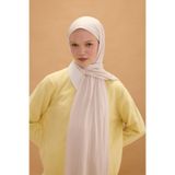 cs camellia scarf Bambu Penye Şal - Ekru