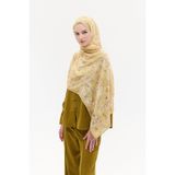cs camellia scarf Freya Rami Şal - Tereyağ Sarısı