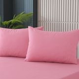 Cs Ilkim 2 Adet Pembe Pamuklu Fermuarlı 50X70 cm Yastık Kılıfı - 50 x 70