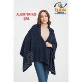 cs ilkim Ajur Triko Şal, Şık Rahat Omuz Şalı, Triko Omuz Şalı, 75x175