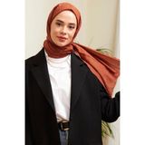 CS İlkim Bambu Kraş Şal Modeli-Kiremit - Standart