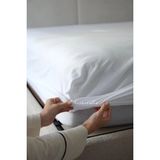 CS İlkim Beyaz Çift Kişilik Lastikli Çarşaf 160X200 cm – Pamuklu, Ütü Istemez, Terletmez, Yumuşak ve Dayanıklı - 100 x 200