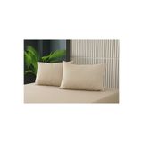 Cs İlkim Cs İlkim 2 Adet Bej Pamuklu Fermuarlı 50X70 Cm Yastık Kılıfı