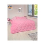 cs ilkim "HEDİYELİ" Tek Kişilik Lüx Pembe Welsoft Yorgan Çift Taraflı 155x215