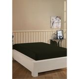 cs İLKİM Lastikli Pamuk Penye Çarşaf 100x200 Tek Kişilik - fitted sheet - Siyah - 100 x 200