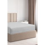 cs İLKİM Lastikli Pamuk Penye Çarşaf 180x200 Battal Boy- fitted sheet - Gri - 180 x 200
