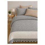 cs ilkim Natural %100 Pamuk Çift Kişilik Pike, Yatak Örtüsü