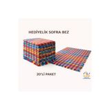 Cs İlkim Sofra Bezi Karışıkrenk 20 Adet , 140 X 140