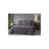 cs ilkim Vie En Cotton Tek Kişilik Lüx Gri Welsoft Yorgan Çift Taraflı 155x215