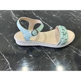 CS22060 2fx Su Yeşili Kadın Düz Sandalet