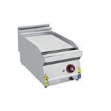 CSA İnox Csa Karacasan 40 Cm 700 Seri Set Üstü Elektrikli Düz Pleyt Izgara(40x70x85cm) Gri