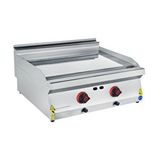 CSA İnox Csa Karacasan 80 Cm 700 Seri Set Üstü Doğalgazlı Düz Pleyt Izgara(80x70x85cm) Gri