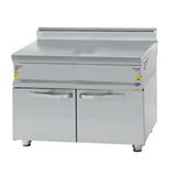 CSA İnox Csa Karacasan 900 Seri Dolaplı 80 Cm Nötr Ara Tezgah Gri