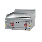 CSA İnox Csa Karacasan 900 Seri Set Üstü 80 Cm Doğalgazlı Düz Pleyt Izgara 80x90x85cm Gri