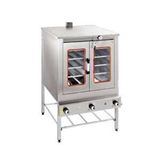 CSA İnox Csa Karacasan Çift Kapılı 100x100cm Tüplü Pasta Börek Fırını Gri