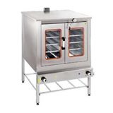CSA İnox Csa Karacasan Çift Kapılı 80x100 Cm Doğalgazlı Pasta Börek Fırını Gri