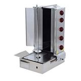 CSA İnox Csa Karacasan Elektrikli 5 Radyan Alttan Motorlu Döner Ocağı Makinesi Gri