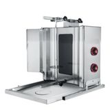 CSA İnox Csa Karacasan Endüstriyel Elektrikli 2 Radyanlı Döner Ocağı Makinesi