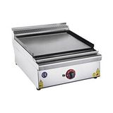CSA İnox Csa Karacasan Snack Seri Elektrikli 50 Cm Pleyt Izgara Gri