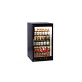 Csa İnox Csa Karacasan Tek Kapılı Set Üstü Bar Arkası Mini Şişe Soğutucu Buzdolabı (110 LİTRE)