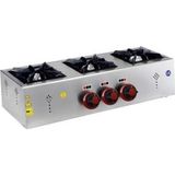 CSA İnox Csa Karacasan Tüplü Üçlü 3 Gözlü Mini Set Üstü Ocak