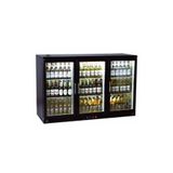 Csa İnox Csa Karacasan Üç Kapılı Set Üstü Bar Arkası Şişe Soğutucu Buzdolabı (210 LİTRE)