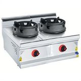 Csa İnox Karacasan 900 Seri Set Üstü 80 cm 2 Gözlü Tüplü Wok Ocak