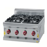 Csa İnox Karacasan 900 Seri Set Üstü 80 cm 4 Gözlü Doğalgazlı Ocak