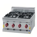 Csa İnox Karacasan 900 Seri Set Üstü 80 cm 4 Gözlü Tüplü Ocak