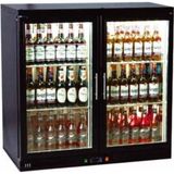 CSA Karacasan 210 lt Çift Kapılı Set Üstü Bar Arkası Şişe Soğutucu Buzdolabı