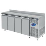 Csa Karacasan 550 Lt (304 Çelik) Dört Kapılı 600'Lük Tezgah Tipi Buzdolabı(304 Çelik)