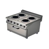 Csa Karacasan 80 Cm 700 Seri Set Üstü 4+1 Fırın Elektrikli Kuzine (80X70x85cm)