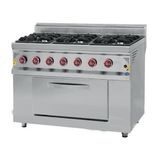 Csa Karacasan 900 Seri 120 Cm 6 Gözlü Tüplü Ocaklı Kuzineli Fırın120X90x85cm