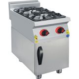 CSA Karacasan 900 Seri Dolaplı 40 cm 2 Gözlü Doğalgazlı Ocak