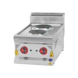 CSA Karacasan 900 Seri Set Üstü 40 cm 2 Gözlü Elektrikli Ocak