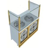 Csa Karacasan Dolaplı 140 Cm 2 Gözlü Doğalgazlı Künefe Ve Börek Ocağı