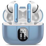 Csasan Kablosuz Kulaklıklar, Bluetooth 5.3 Kulaklık HiFi Stereo, 40H Çalma Süresi, ENC Gürültü Önleyici Mikrofonlu Bluetooth Kulaklıklar, IP7 Su Geçirmez Kablosuz Kulaklık LED Ekran, Dokunmatik