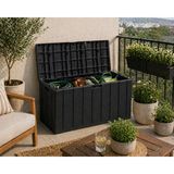 Csb Store 270 L Bahçe Depolama Sandığı Kilitli Plastik Çok Amaçlı Dış Mekan Sandık 117,5X45X56 Cmm