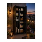CSB STORE Bölmeli Plastik Dolap Bahçe Balkon Banyo Dolabı