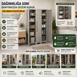 Csb Store Iç Raflı Plastik Dolap – Balkon, Banyo ve Depo Için Geniş Depolama Çözümü