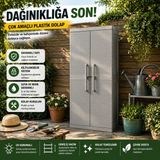 Csb Store Ok Amaçlı Plastik Bahçe Dolabı – Dayanıklı ve Geniş Hacimli Saklama Çözümü