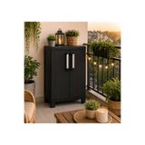 CSB STORE Raflı Plastik Dolabı Depolama Dolabı Bahçe Balkon Dolabı