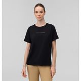 Csc Bar Split Graphic Kadın Kısa Kollu T-Shirt - Siyah