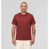 Csc Bar Split Graphic Kısa Kollu Erkek T-Shirt - XL - Bordo