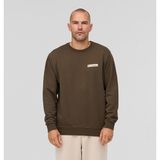 Csc Framed Puff Crewneck Iı Erkek Sweatshirt - Zeytin Yeşili