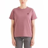 CSC Stacked Mini Gem Logo Kadın Kısa Kollu T-Shirt Kırmızı M